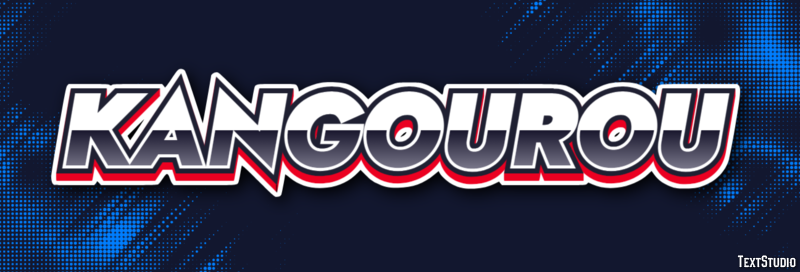 Kangourou Efecto de Texto