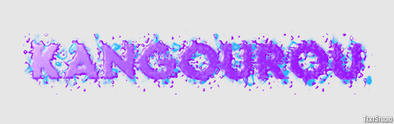 Kangourou Efecto de Texto