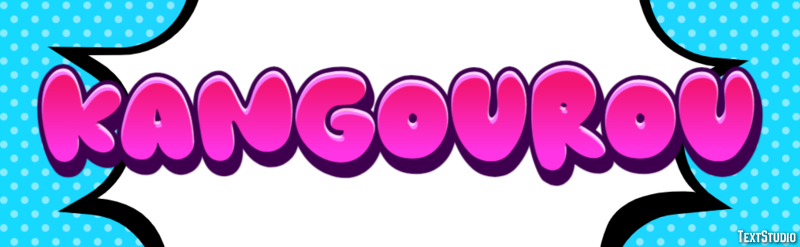 Kangourou Efecto de Texto