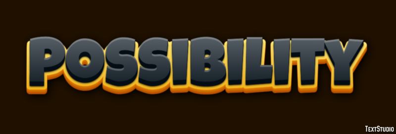 Possibility Texteffekt
