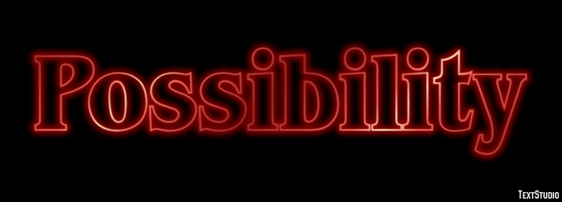 Possibility Texteffekt