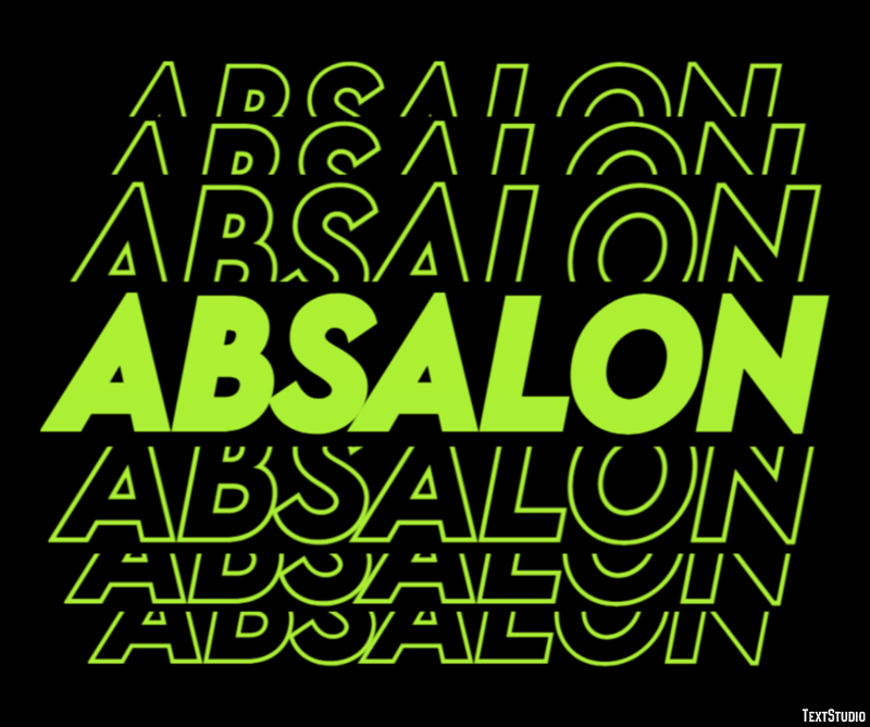 Absalon Effet de texte