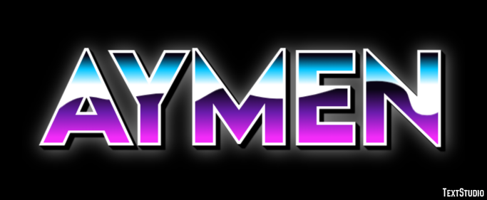 Aymen Эффект текста