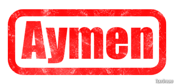 Aymen Эффект текста