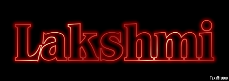 Lakshmi Text Effect