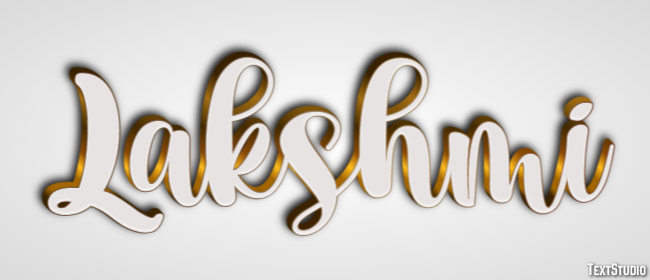 Lakshmi Text Effect