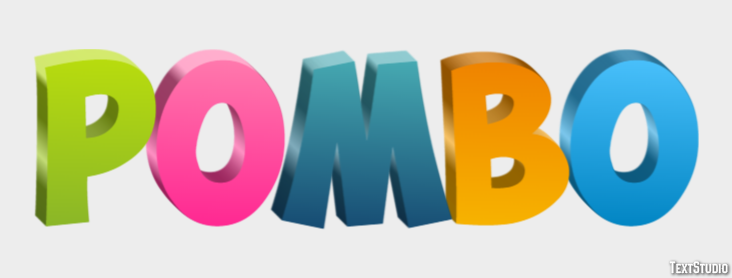Pombo Efeito de texto