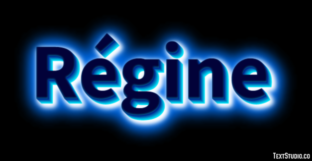 Régine Text Effect