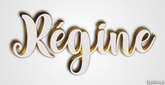 Régine Text Effect