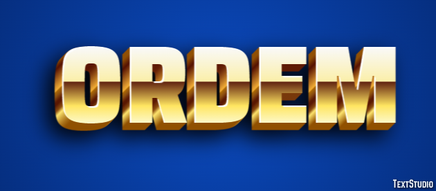 Ordem Efecto de texto