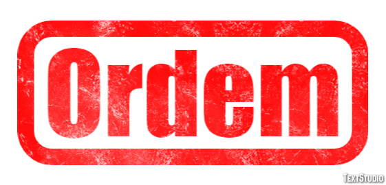 Ordem Efecto de texto