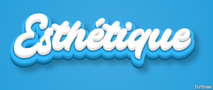 Esthétique Effet de texte
