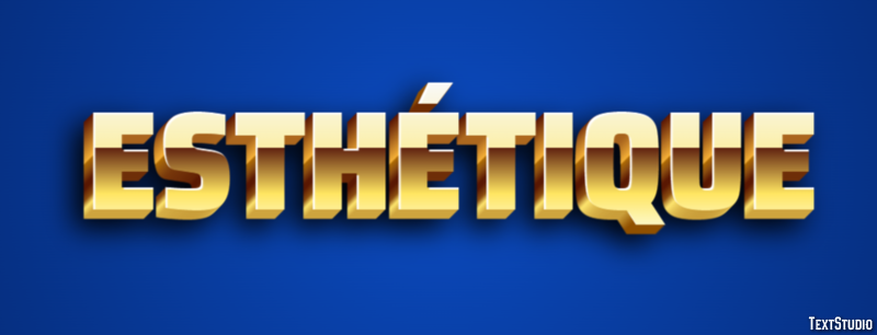 Esthétique Effet de texte