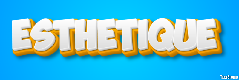 Esthétique Effet de texte
