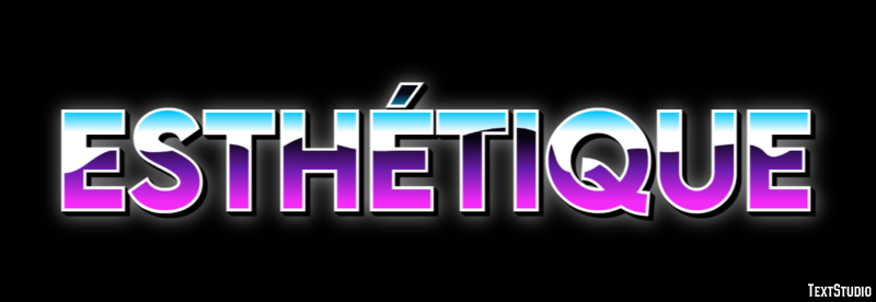Esthétique Effet de texte