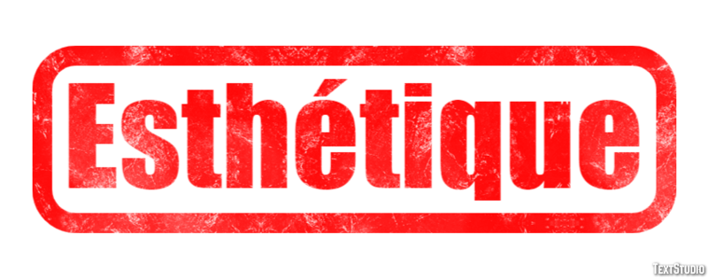 Esthétique Effet de texte