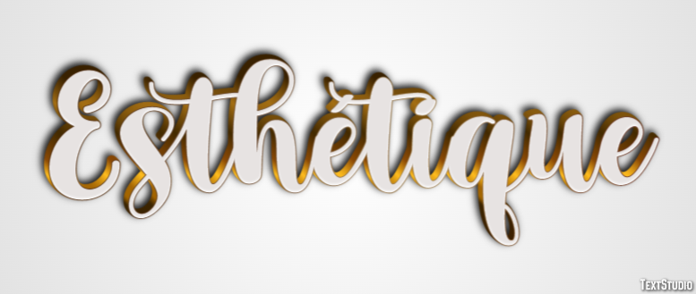 Esthétique Effet de texte