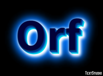 Orf Tekst Effect