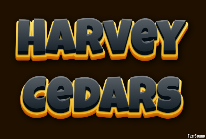 Harvey Cedars Efekt tekstowy