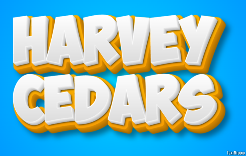 Harvey Cedars Efekt tekstowy