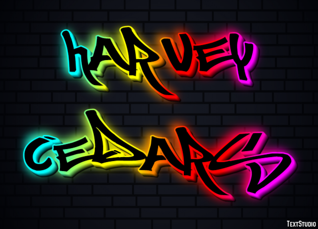 Harvey Cedars Efekt tekstowy
