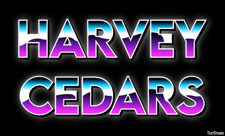 Harvey Cedars Efekt tekstowy