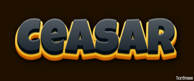 Ceasar Tekst Effect