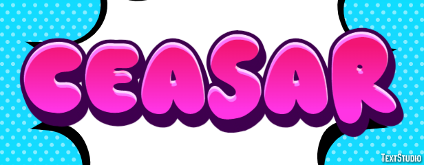 Ceasar Text Effect