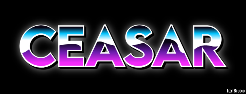 Ceasar Effetto testo