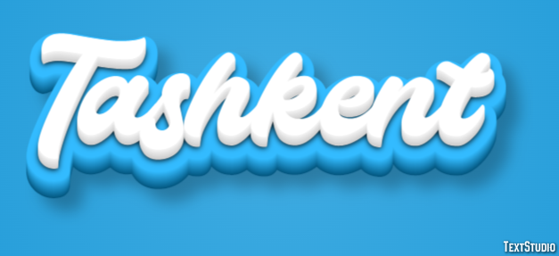 Tashkent テキスト効果