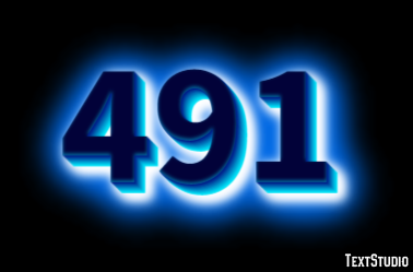 491 Text Effect