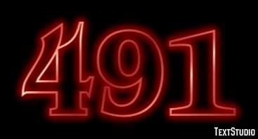 491 Text Effect