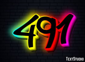 491 Text Effect