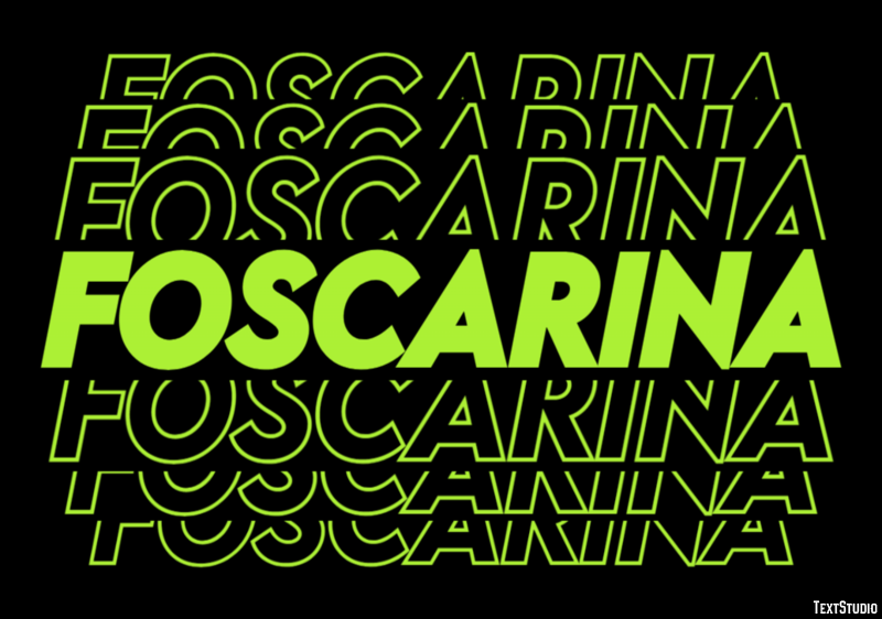Foscarina Effetto testo