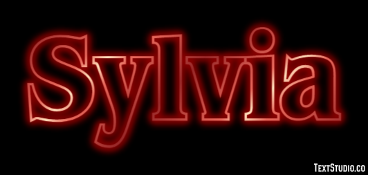 Sylvia Text Effect