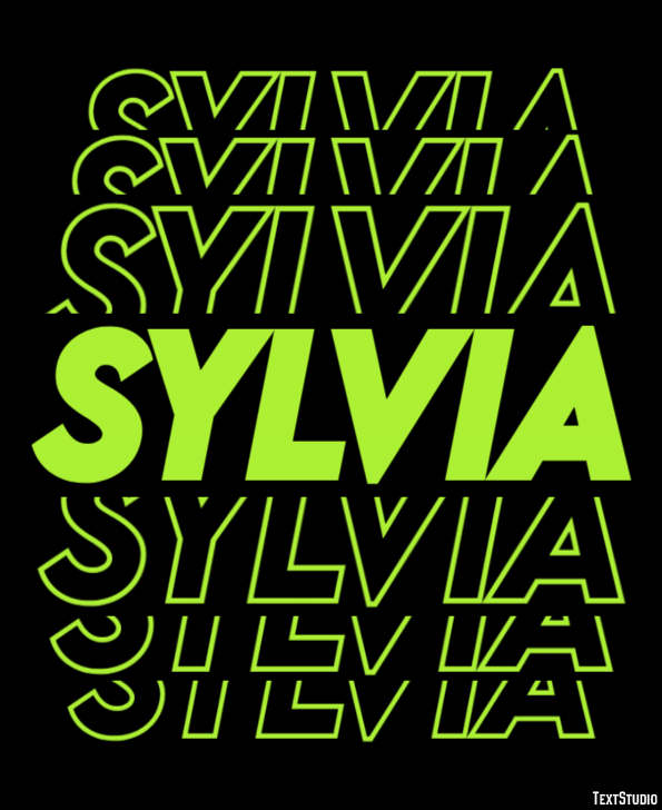 Sylvia Text Effect
