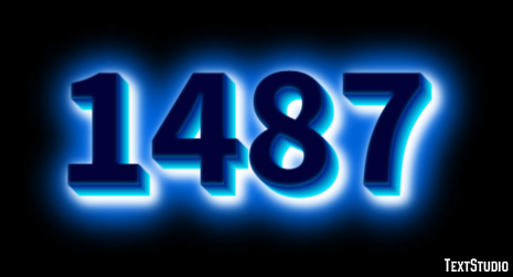 1487 Text Effect