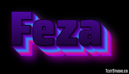 Feza Tekst Effect