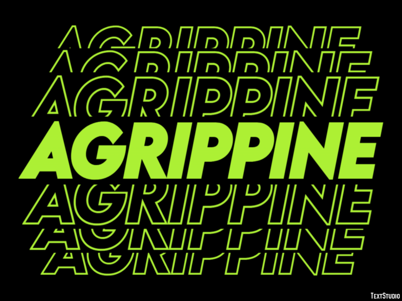 Agrippine Effet de texte