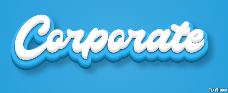 Corporate Text Effect