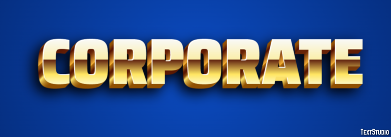 Corporate Effet de Texte