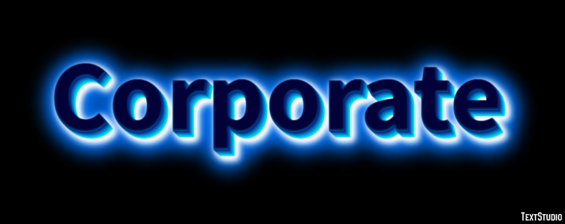 Corporate Effetto testo