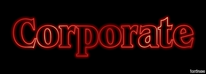 Corporate Text Effect