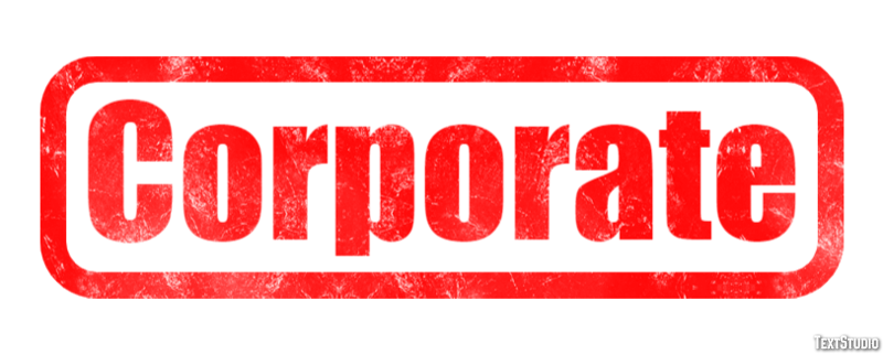 Corporate Text Effect
