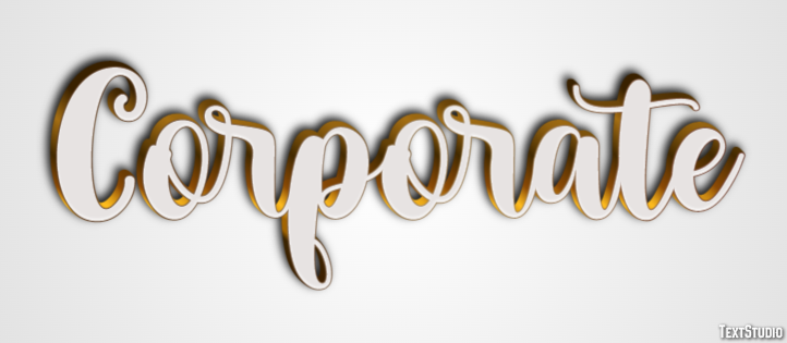 Corporate Effet de Texte