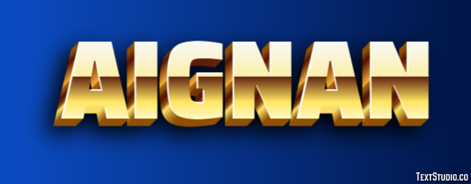 Aignan Texteffekt