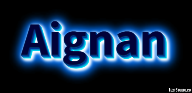 Aignan Texteffekt