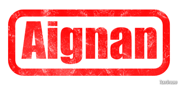 Aignan Texteffekt