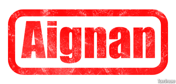 Aignan Texteffekt
