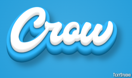 Crow Text Effect